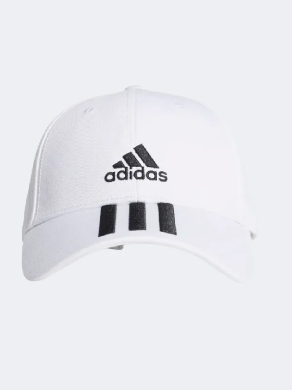 baseball hat viral style -  Adidas Baseball 3-Stripes Twill Unisex Sportswear Cap White/Black