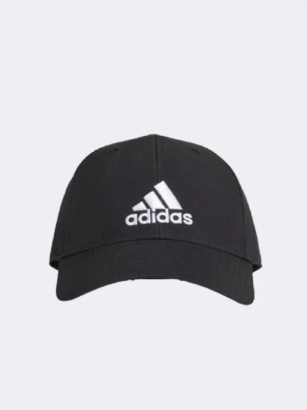 baseball hat tide turn -  Adidas Lightweight Metal  Unisex Training Cap Black / White