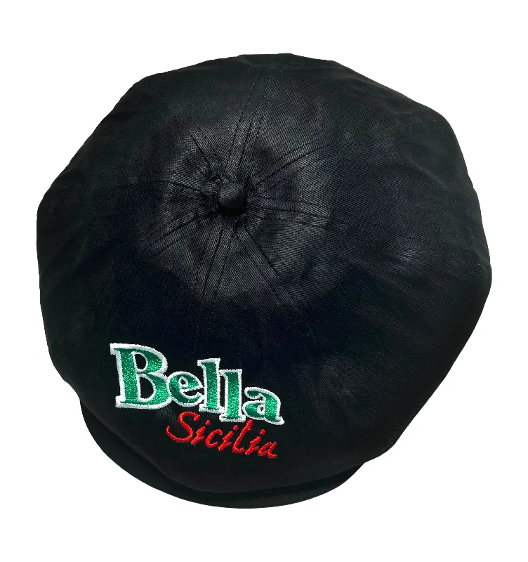 baseball hat know how -  Black Bella Sicilia Gatsby Cap