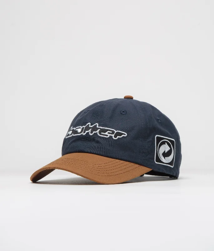 baseball hat spark joy -  Butter Goods Corrosive Cap - Navy / Bark