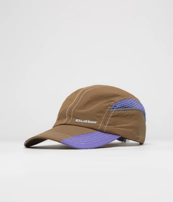 baseball hat tribe strong -  Butter Goods Race 4 Panel Cap - Brown