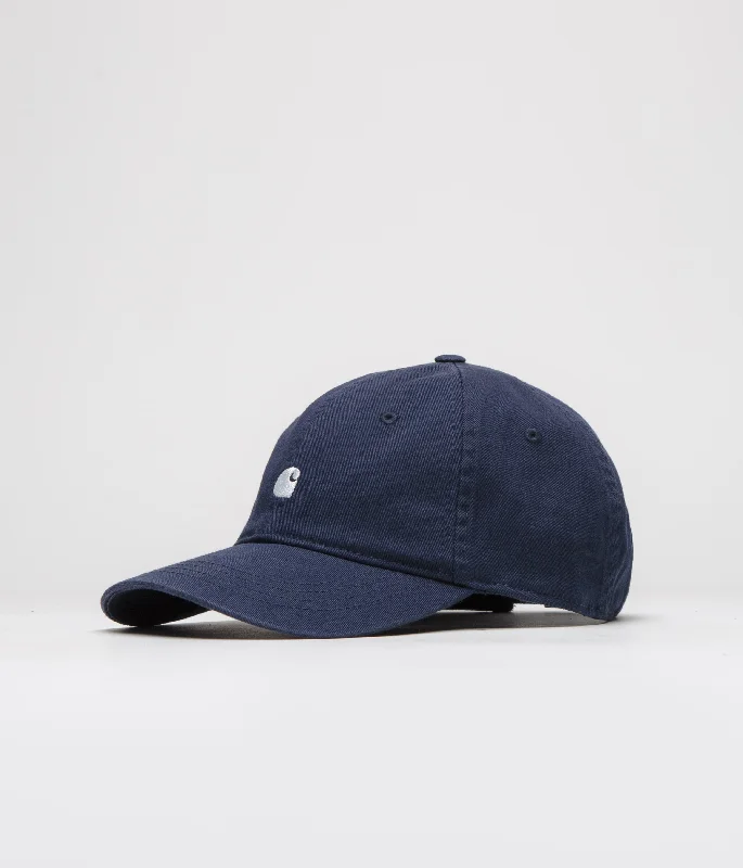 baseball hat tall tales -  Carhartt Madison Logo Cap - Air Force Blue / White