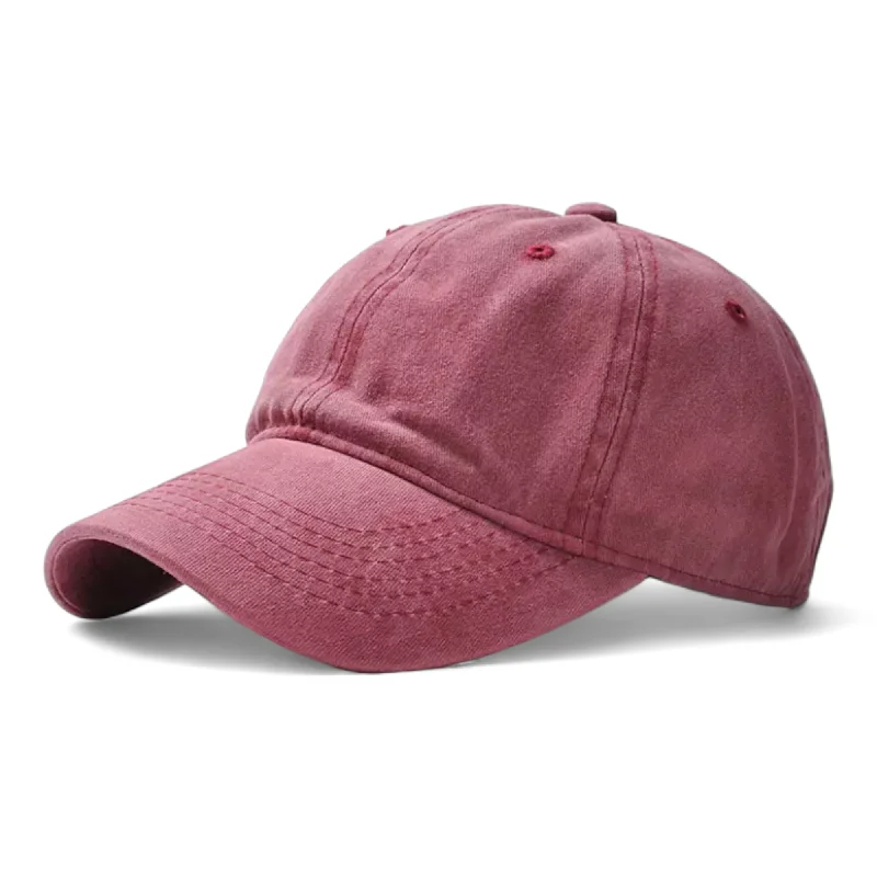 baseball hat soul fire -  Chokore Blank Washed Baseball Cap (Pink)