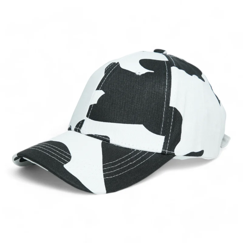 baseball hat grow wild -  Chokore Cow Print Baseball Cap (White)