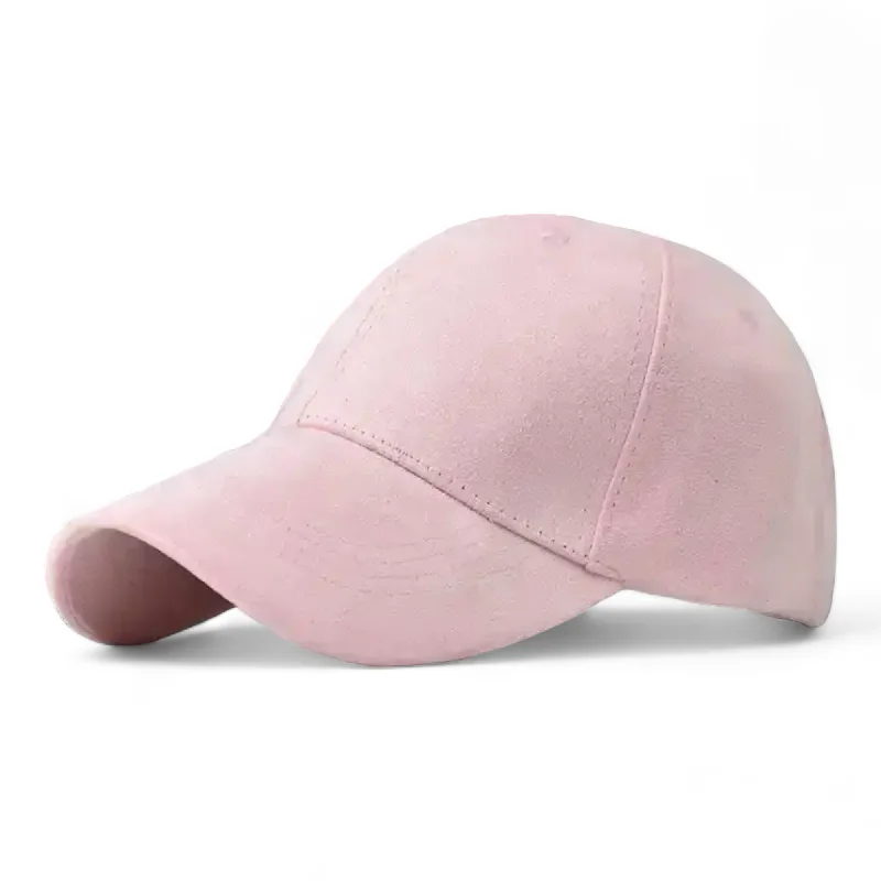 baseball hat soar far -  Chokore Structured Suede Baseball Cap (Pink)