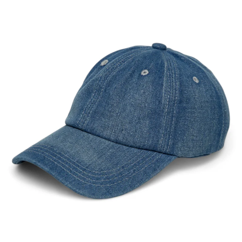 baseball hat step up -  Chokore Sun Fade Denim Baseball Cap (Blue)