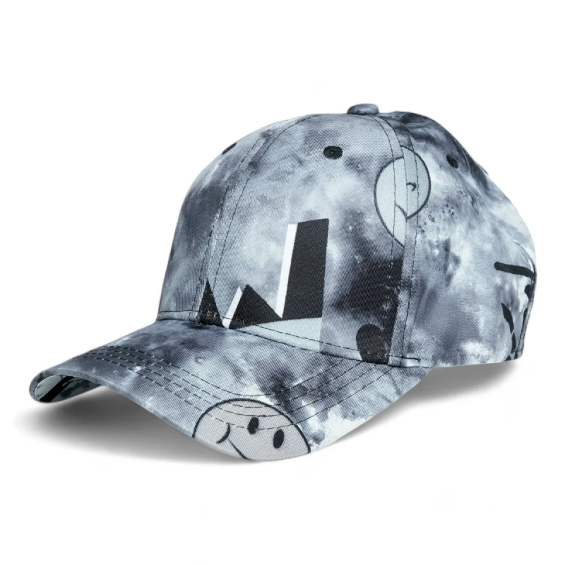 baseball hat beauty mark -  Chokore Tie-Dye Baseball Cap (Gray)