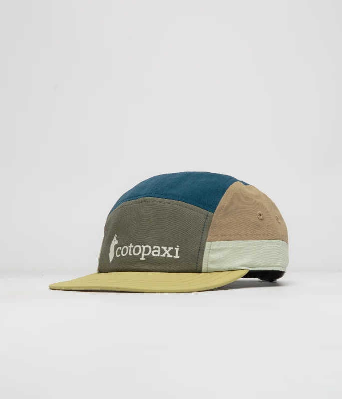 baseball hat me time -  Cotopaxi Tech 5 Panel Cap - Fatigue / Lemongrass