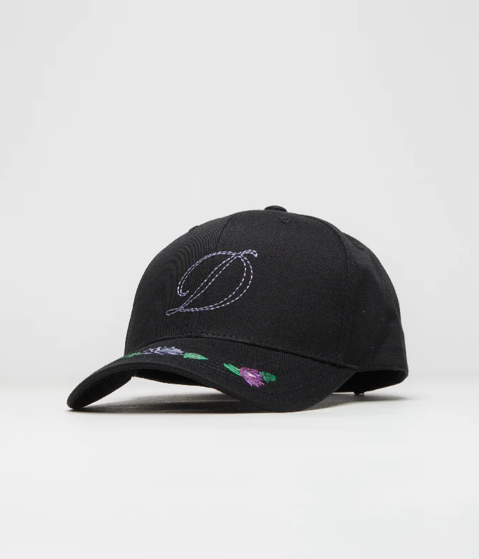 baseball hat form fit -  Dime Lotus Full Fit Cap - Black