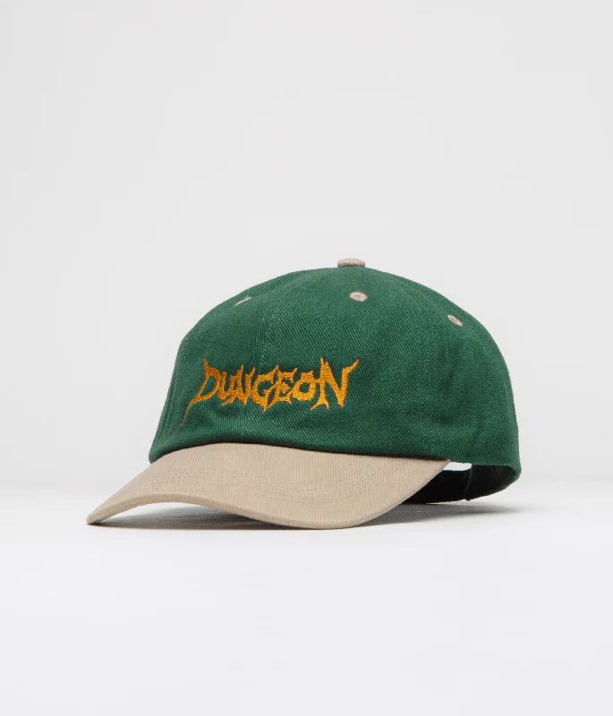 baseball hat heart beat -  Dungeon Embroidered Logo Cap - Green Taupe / Copper