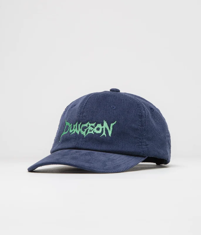 baseball hat love wins -  Dungeon Embroidered Logo Cap - Navy / Electric Green