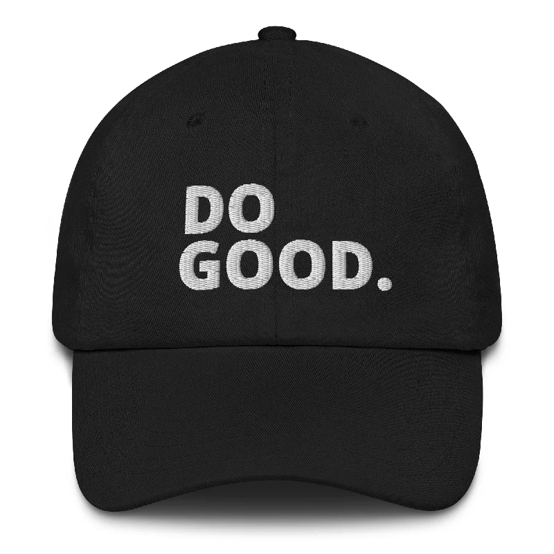 baseball hat all good -  ELEVATED BASICS, BLACK BASEBALL CAP DO GOOD.