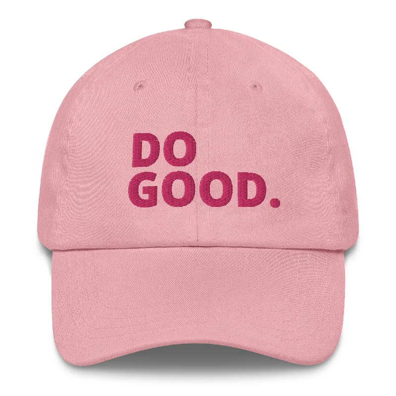 baseball hat world tour -  ELEVATED BASICS, PINK BASEBALL CAP DO GOOD.