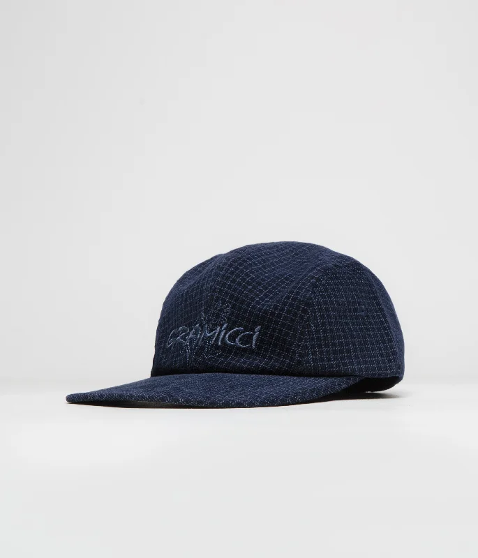 baseball hat deep roots -  Gramicci Long Bill Cap - Grid Check