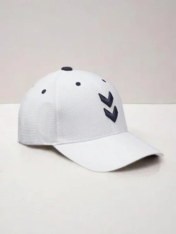 baseball hat recycled fabric -  Blanc Unisex White Cap