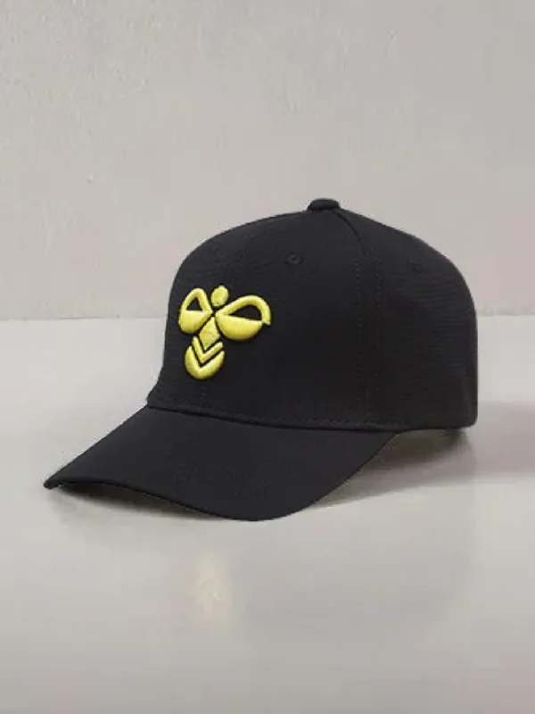 baseball hat vegan option -  Noir Unisex Black Cap