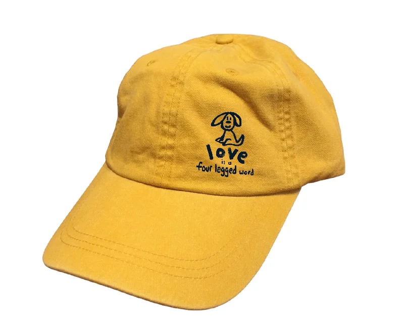 baseball hat winning streak -  Love is A Four Legged Word Cap