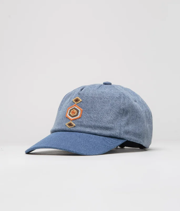 baseball hat strong bond -  Mollusk Dreamcatcher Cap - Light Denim