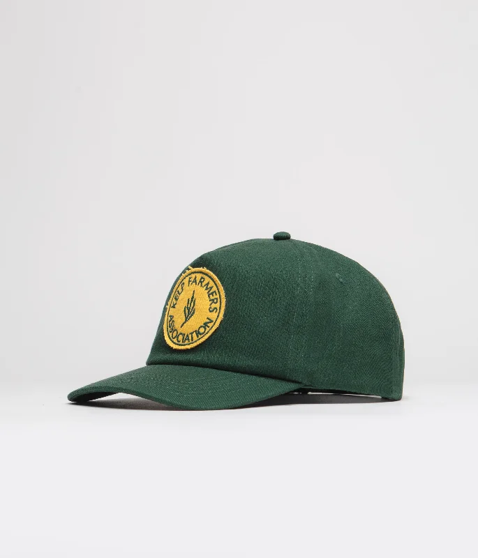 baseball hat team forever -  Mollusk Kelp Farmers Patch Cap - Green