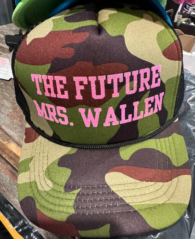 baseball hat flexibility -  Mrs. Wallen Camo Cap