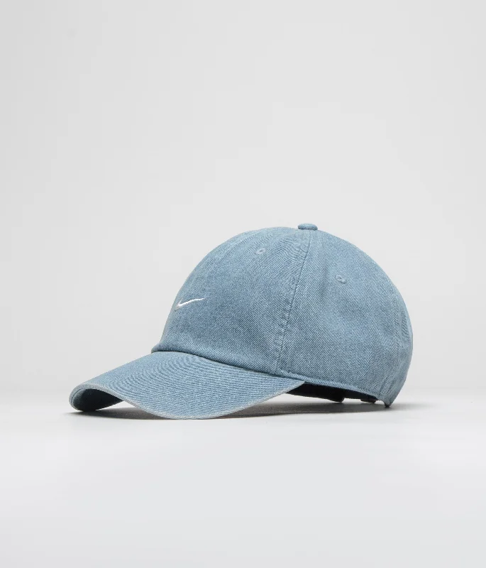 baseball hat market stall -  Nike Club Denim Cap - Aegean Storm / Thunder Blue / White