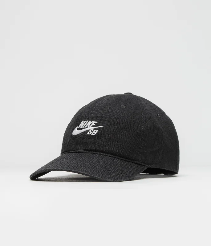 baseball hat surprise box -  Nike SB Club Unstructured Cap - Black / White