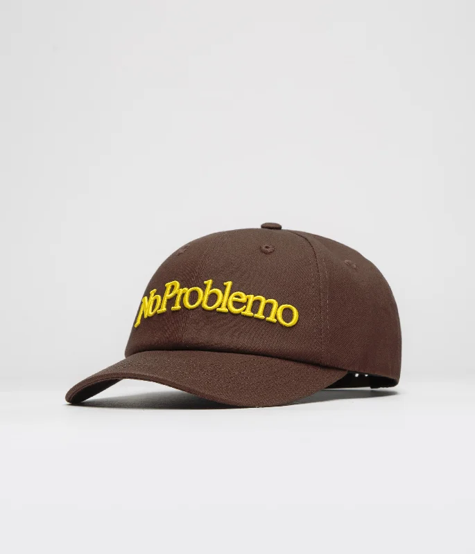 baseball hat rhythm flow -  No Problemo Logo Cap - Brown