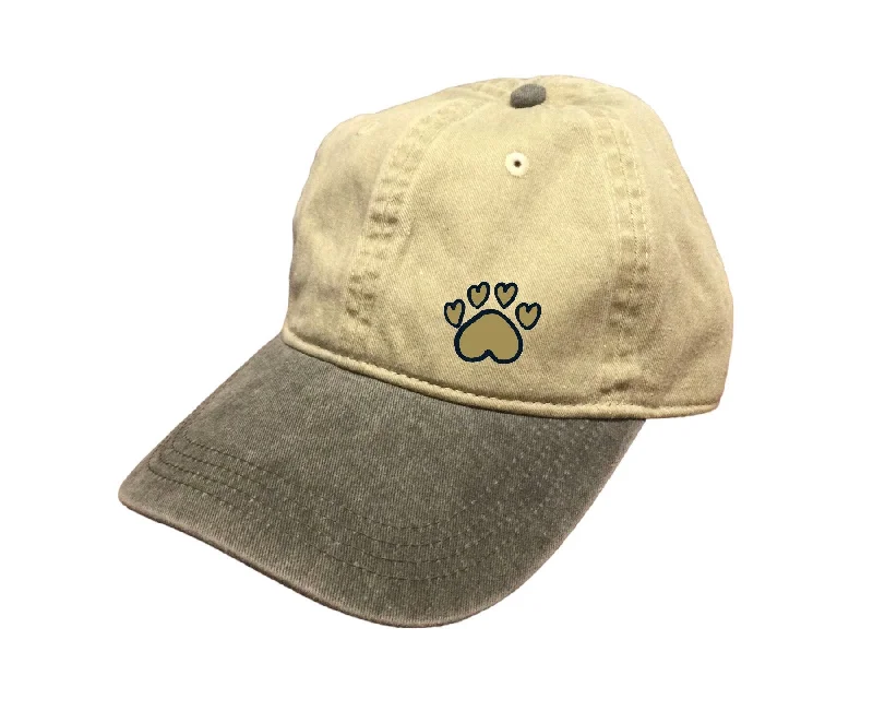 baseball hat bleacher wear -  Paw Print Cap