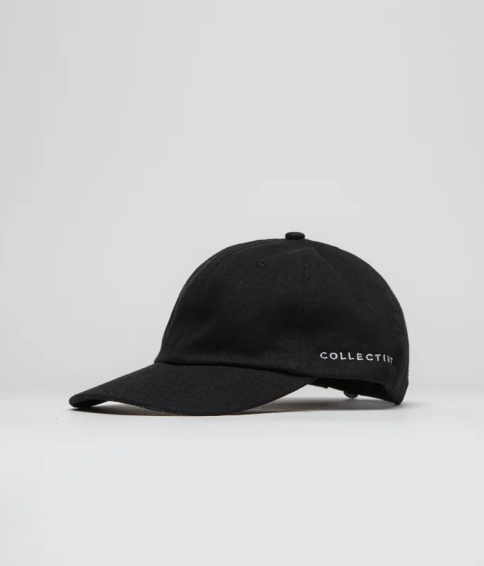 baseball hat cat fit -  Poetic Collective Side Embroidery Classic Cap - Black