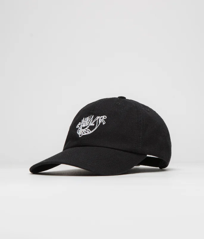 baseball hat spin it -  Polar Braces Sai Cap - Black