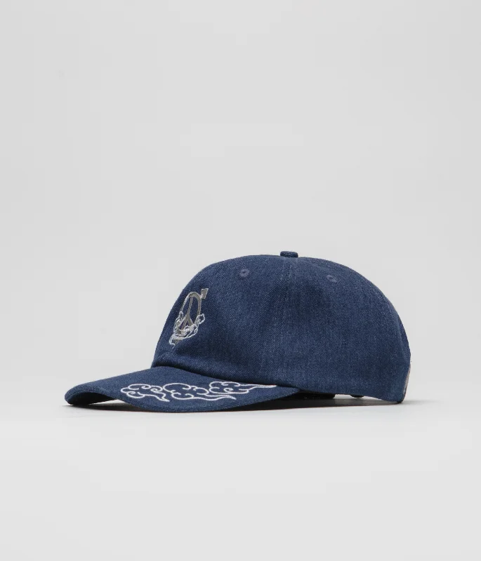 baseball hat spirit lift -  Sexhippies Cloud OG Logo Cap - Dark Denim / White