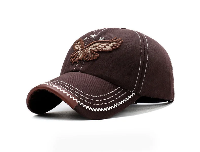 baseball hat you rock -  Soaring Eagle Embroidered Baseball Cap- Fushia