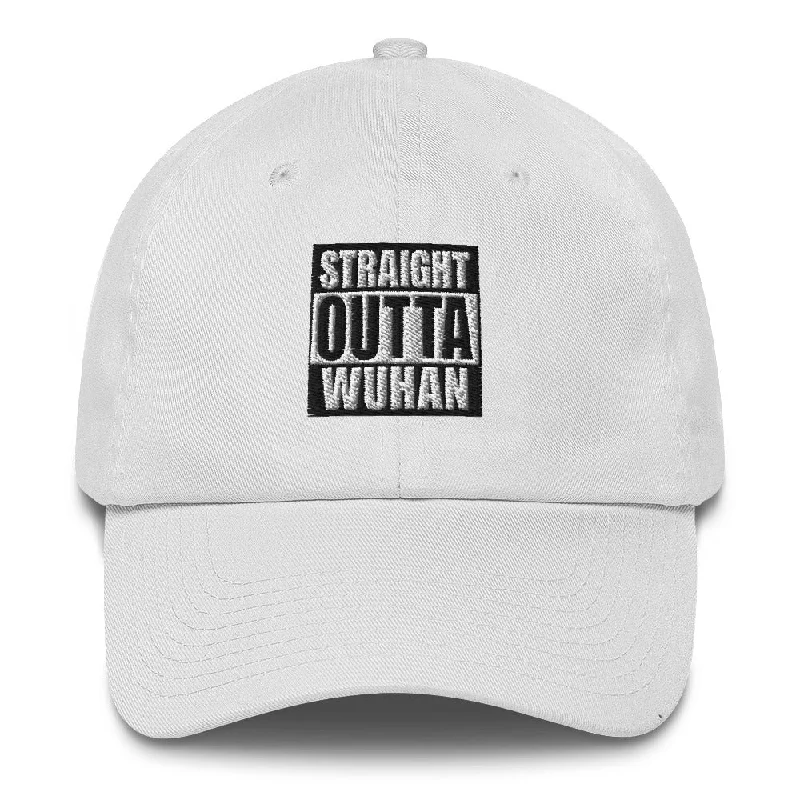 baseball hat DIY project -  Straight Outta Wuhan Baseball Cap (100% Made in the USA 🇺🇸)