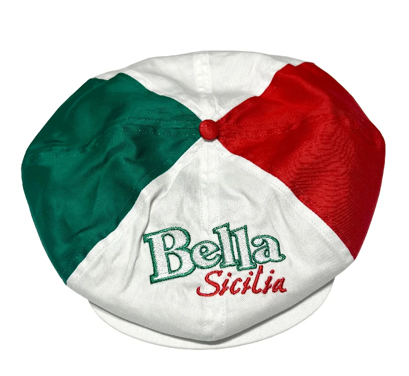 baseball hat see clear -  Tri-Color Bella Sicilia Gatsby Cap