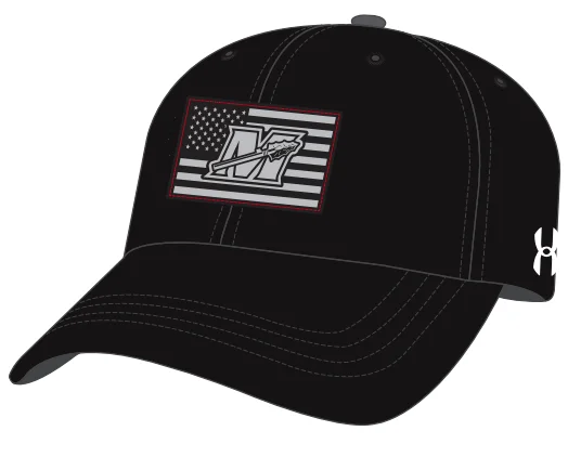 baseball hat reach out -  UA Adjustable Warrior Flag Black Baseball Cap