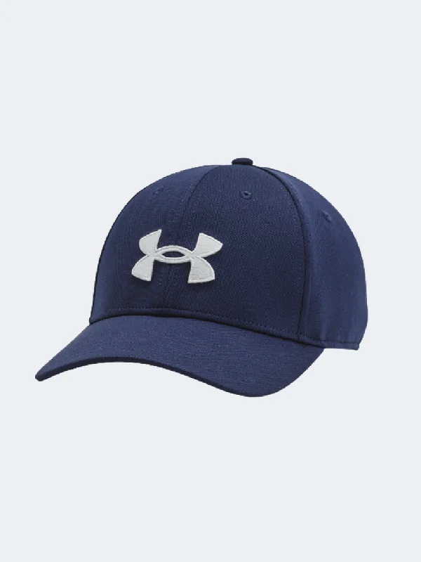 baseball hat senior style -  Under Armour Blitzing Adjustable Men Training Cap Navy/Grey