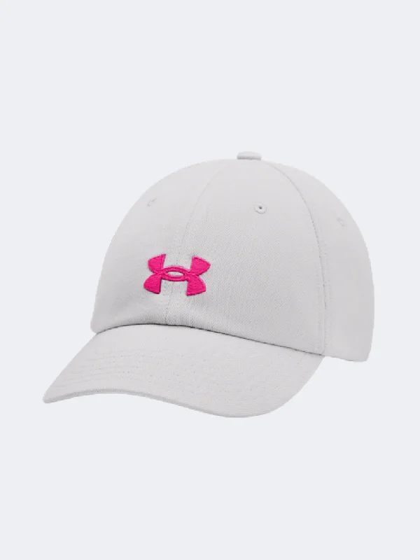 baseball hat teen vibe -  Under Armour Blitzing Adjustable Women Training Cap Halo Grey/Pink