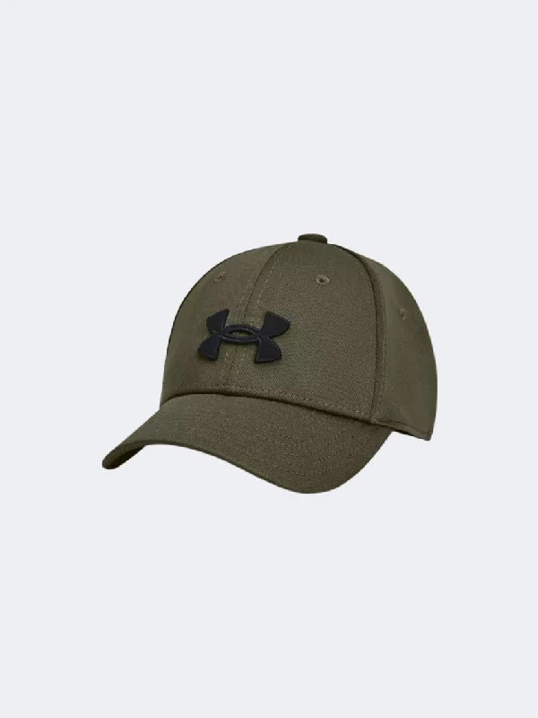 baseball hat tutorial video -  Under Armour Blitzing Boys Training Cap Marine Green/Black