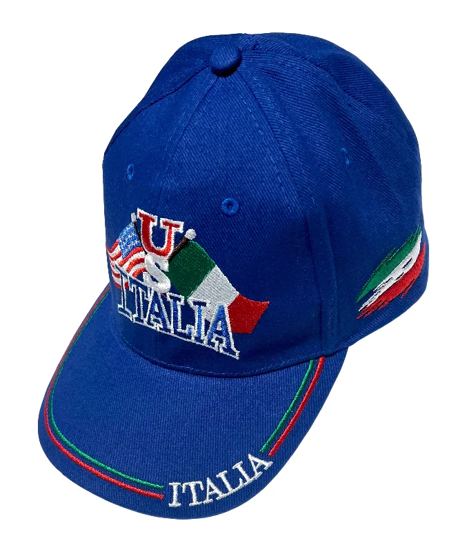 baseball hat rock steady -  US / Italia Flags Baseball Cap in Blue