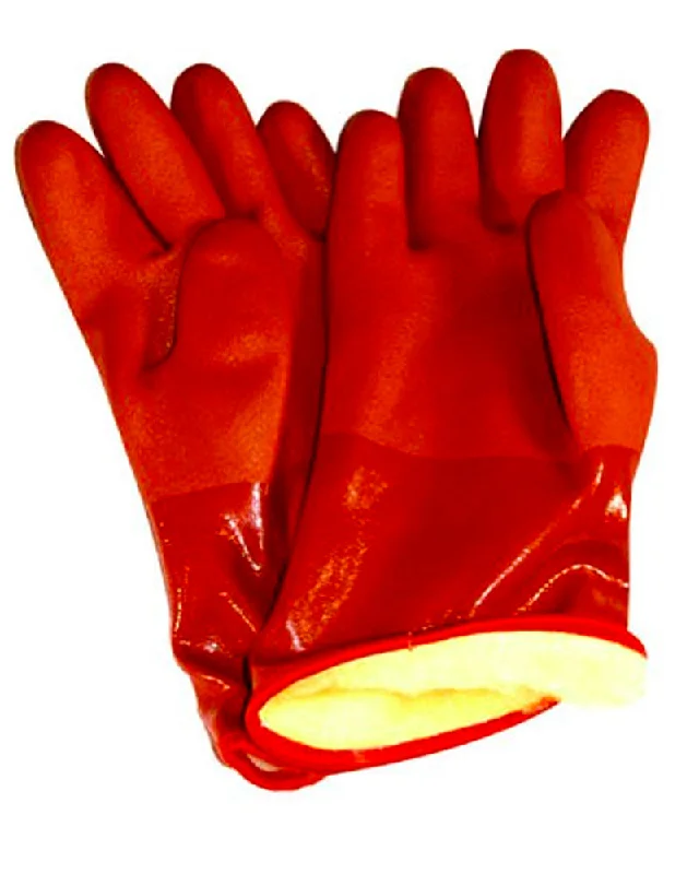 flexible calligraphy gloves -  (12 Pairs) Showa's Best Atlas 460 Double Dipped Insulated 12" PVC Chemical Resistant Gloves