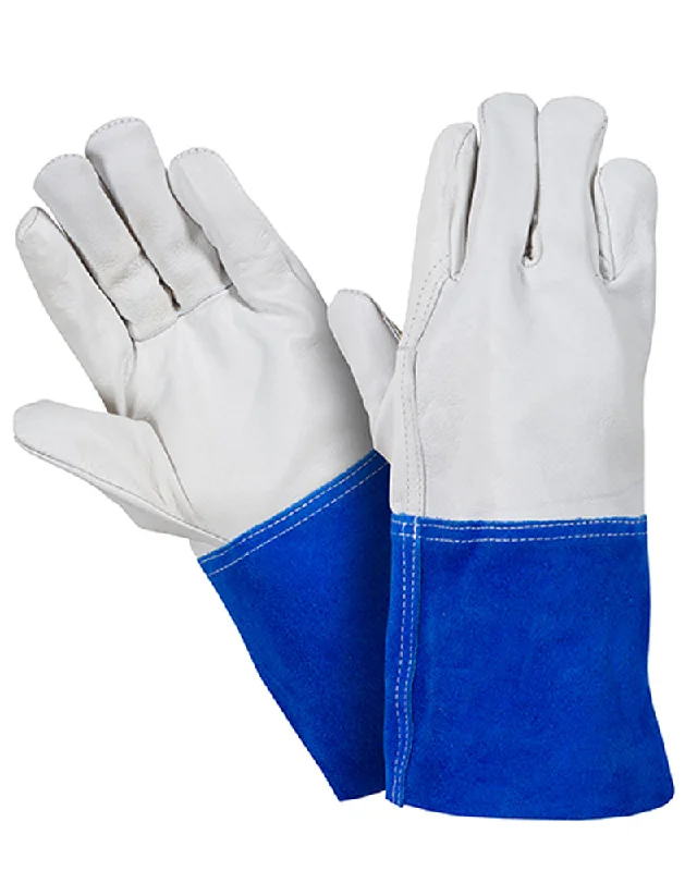 non-slip wedding gloves -  (12 Pairs) Tig Goatskin Welder Gloves