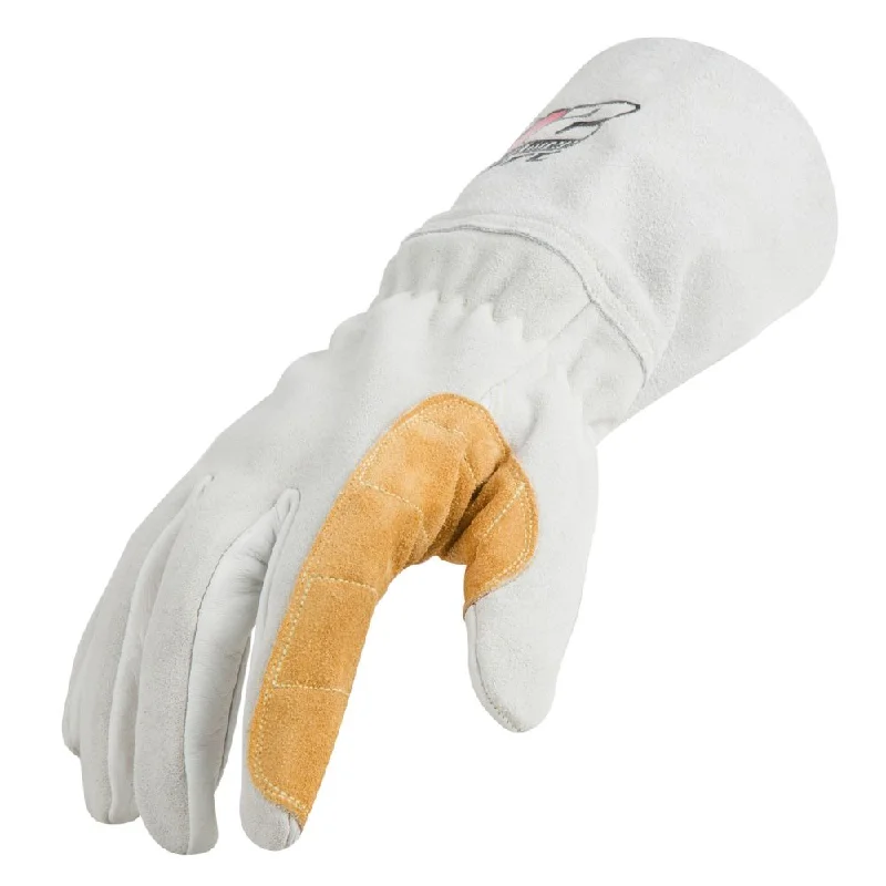 flexible filming gloves -  212 Performance ARCSGSA-00-008 ARC Premium Stick Welding Gloves, GSA Compliant White