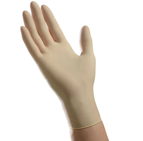 soft knitting gloves -  Ambitex Latex Powder Free Gloves (4 mil) | Industrial Grade | Case of 1000