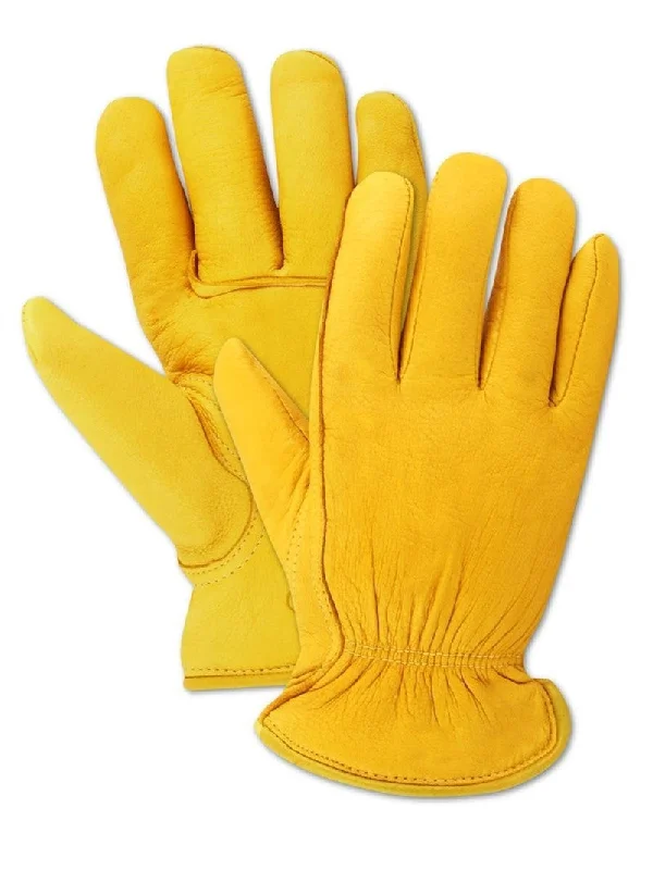 flexible cosplay gloves -  Deerskin Leather Thinsulate Insulation Drivers Gloves