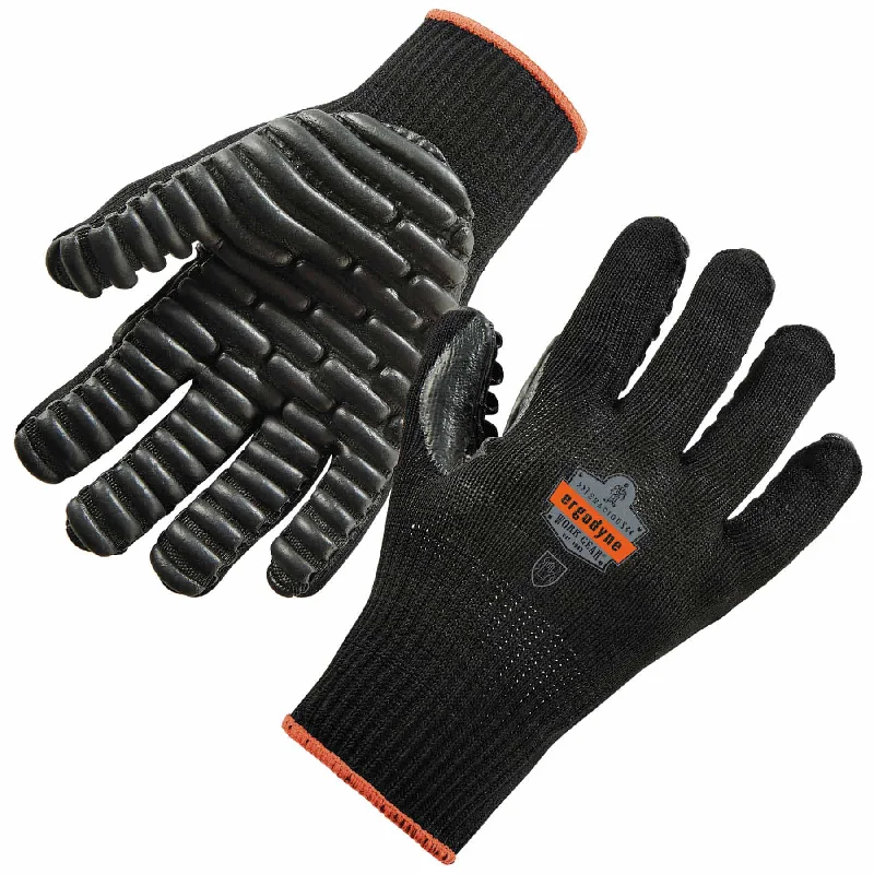 durable sewing gloves -  Ergodyne 17594 9003 L Black Certified Lightweight AV Gloves