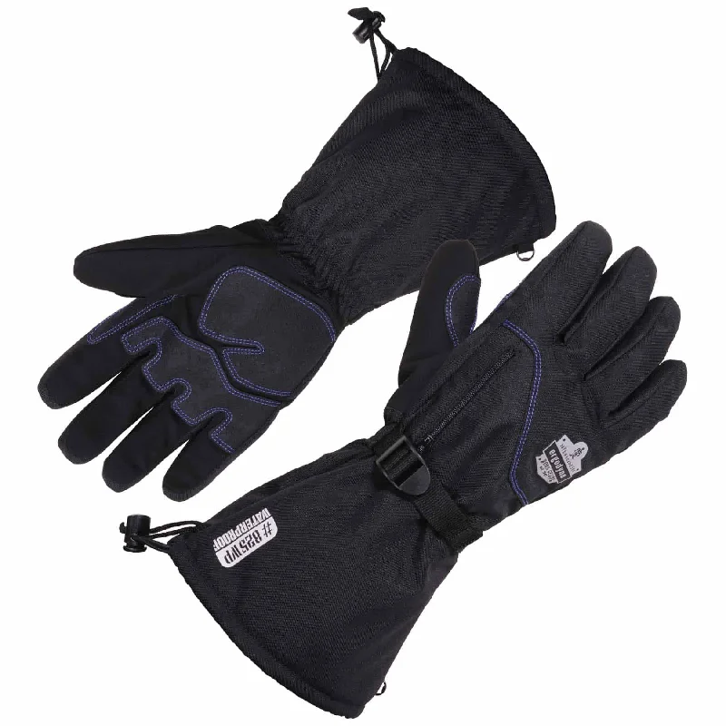 padded pottery gloves -  Ergodyne 17602 825WP S Black Thermal WP Gloves