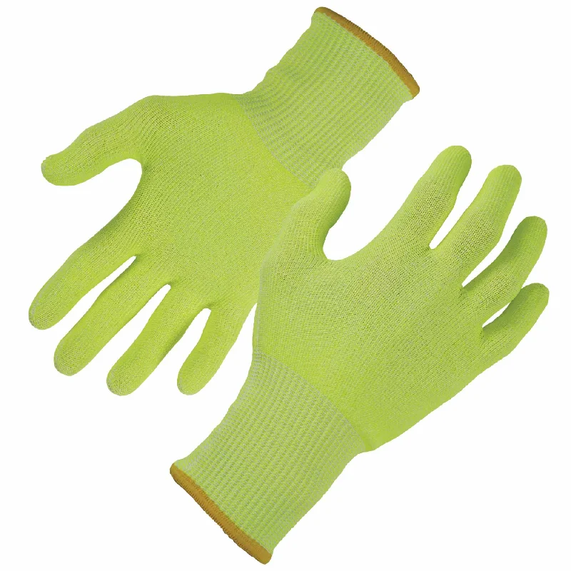 durable groom gloves -  Ergodyne 18014 7040 L Lime ANSI A4 CR Food Grade Gloves