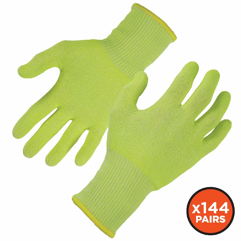 light party gloves -  Ergodyne 18022 7040-CASE S Lime ANSI A4 CR Food Grade Gloves 144-Pair