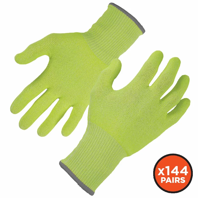 non-slip dance gloves -  Ergodyne 18023 7040-CASE M Lime ANSI A4 CR Food Grade Gloves 144-Pair