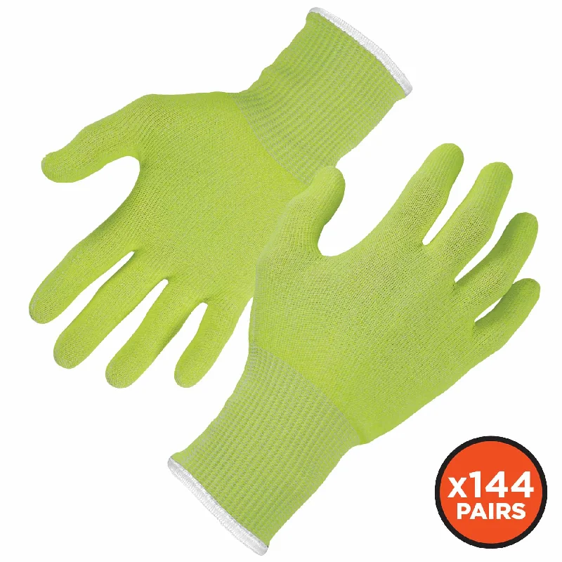 soft stage gloves -  Ergodyne 18026 7040-CASE 2XL Lime ANSI A4 CR Food Grade Gloves 144-Pair